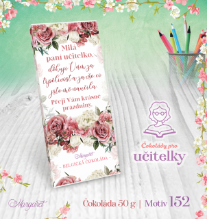 Belgická čokoláda 50 g | Motiv 152