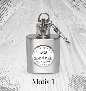 Mini placatka Nejlepší svědek | Motiv 1