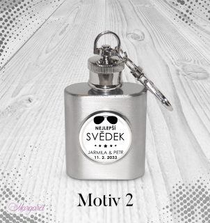 Mini placatka Nejlepší svědek | Motiv 2