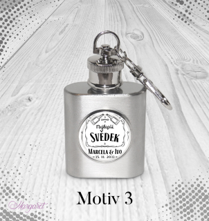 Mini placatka Nejlepší svědek | Motiv 3