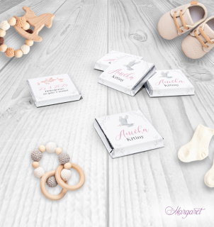 Miničokoládka 5 g | Křtiny motiv 1