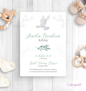 Pozvánka | Křtiny motiv 1