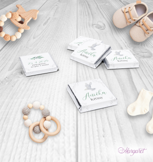 Miničokoládka 5 g | Křtiny motiv 1