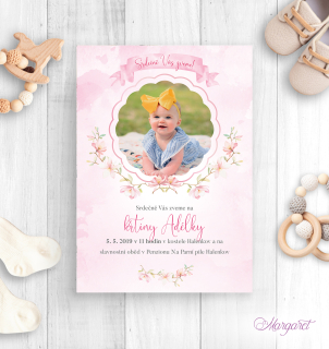 Pozvánka | Křtiny motiv 2