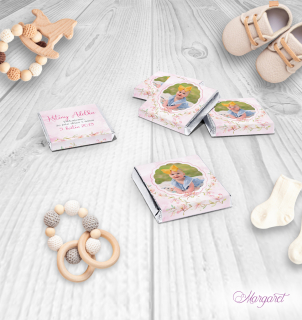 Miničokoládka 5 g | Křtiny motiv 2