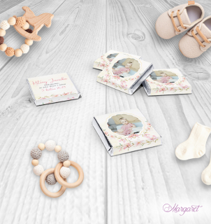 Miničokoládka 5 g | Křtiny motiv 2