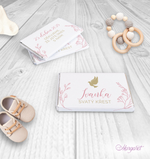 Čokoládka 10 g | Křtiny motiv 3