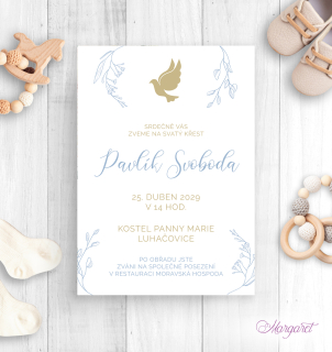 Pozvánka | Křtiny motiv 3