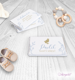 Čokoládka 10 g | Křtiny motiv 3