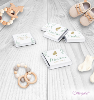 Miničokoládka 5 g | Křtiny motiv 3