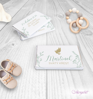 Čokoládka 10 g | Křtiny motiv 3