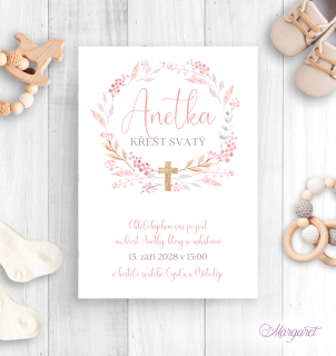 Pozvánka | Křtiny motiv 6