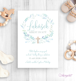 Pozvánka | Křtiny motiv 6