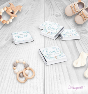 Miničokoládka 5 g | Křtiny motiv 6