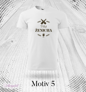 Tričko Tým ženicha | Motiv 5