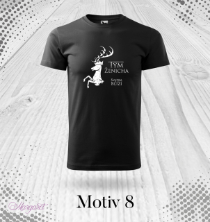 Tričko Tým ženicha | Motiv 8