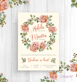 Svatební oznámení A6 | SK05