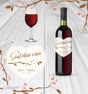 Etiketa na víno typ 1 | SK12