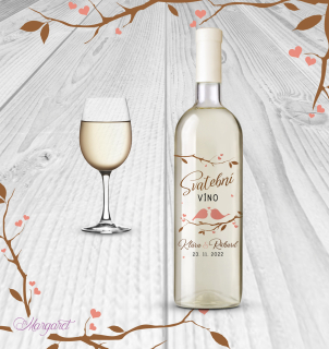Průhledná etiketa na víno | SK12