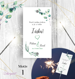 Kartička Prskavky | SK13 | Motiv 1