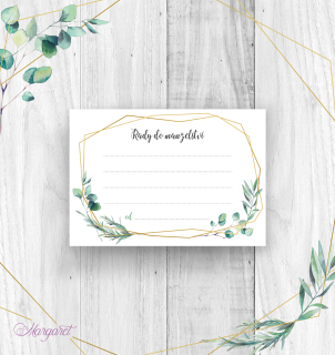 Kartička "Rady do manželství" | SK13