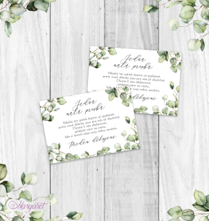 Kartička s prosbou o dar | SK21