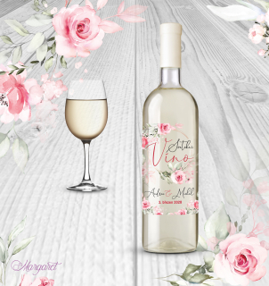 Průhledná etiketa na víno | SK28