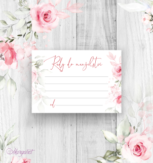 Kartička "Rady do manželství" | SK28