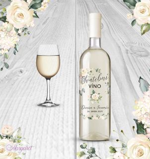 Průhledná etiketa na víno | SK29