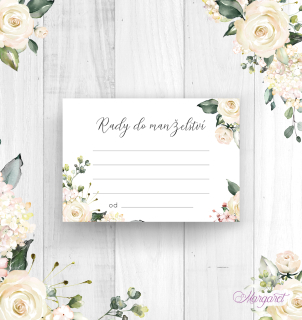 Kartička "Rady do manželství" | SK29