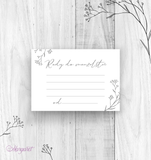 Kartička "Rady do manželství" | SK31