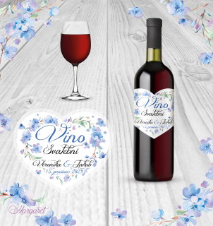 Etiketa na víno typ 1 | SK33