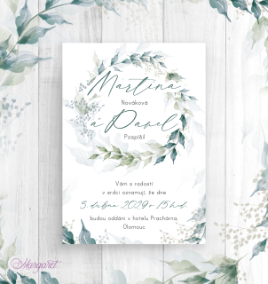 Svatební oznámení A6 | SK34