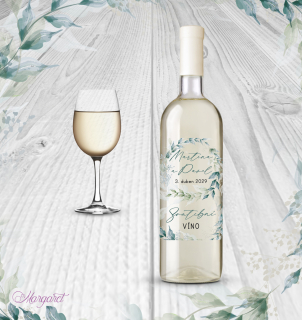 Průhledná etiketa na víno | SK34