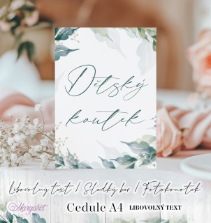 Svatební cedule A4 | Kolekce dle vlastního výběru