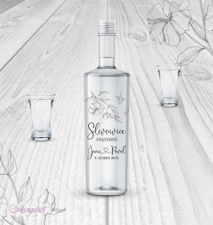 Průhledná etiketa na slivovici | SK35