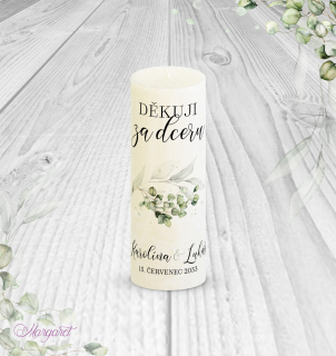 Svíčka – poděkování za dceru | SK36