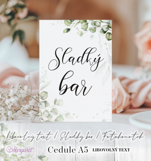 Svatební cedule A5 | Kolekce dle vlastního výběru