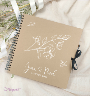Svatební kniha 30×30 | Kraft