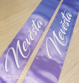 Šerpa pro nevěstu | Fialová