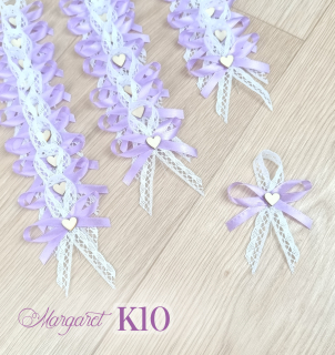 Krajkové svatební vývazky K10 (Lavender)