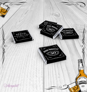 Narozeninová čokoládka 5 g | Whiskey POZV_01