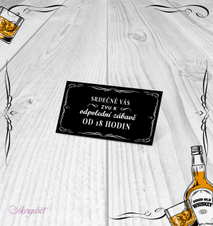 Pozvánka k zábavě | Whiskey POZV_01