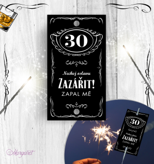 Kartička na prskavku | Whiskey POZV_01
