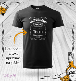 Narozeninové tričko „Zrození legendy“ | POZV_01