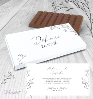 Čokoláda "Poděkování za syna" | SK31