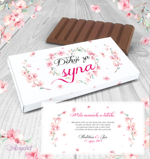 Čokoláda "Poděkování za syna" | SK30