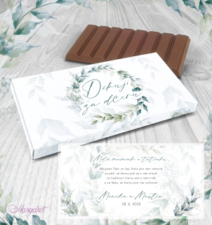 Čokoláda "Poděkování za dceru" | SK34