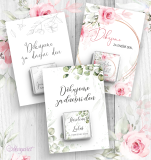 Kartička na čokoládky (BEZ čokoládky)